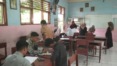 Lomba kaligrafi meriahkan perayaan Maulid Nabi di SMKN 1 SOOKO